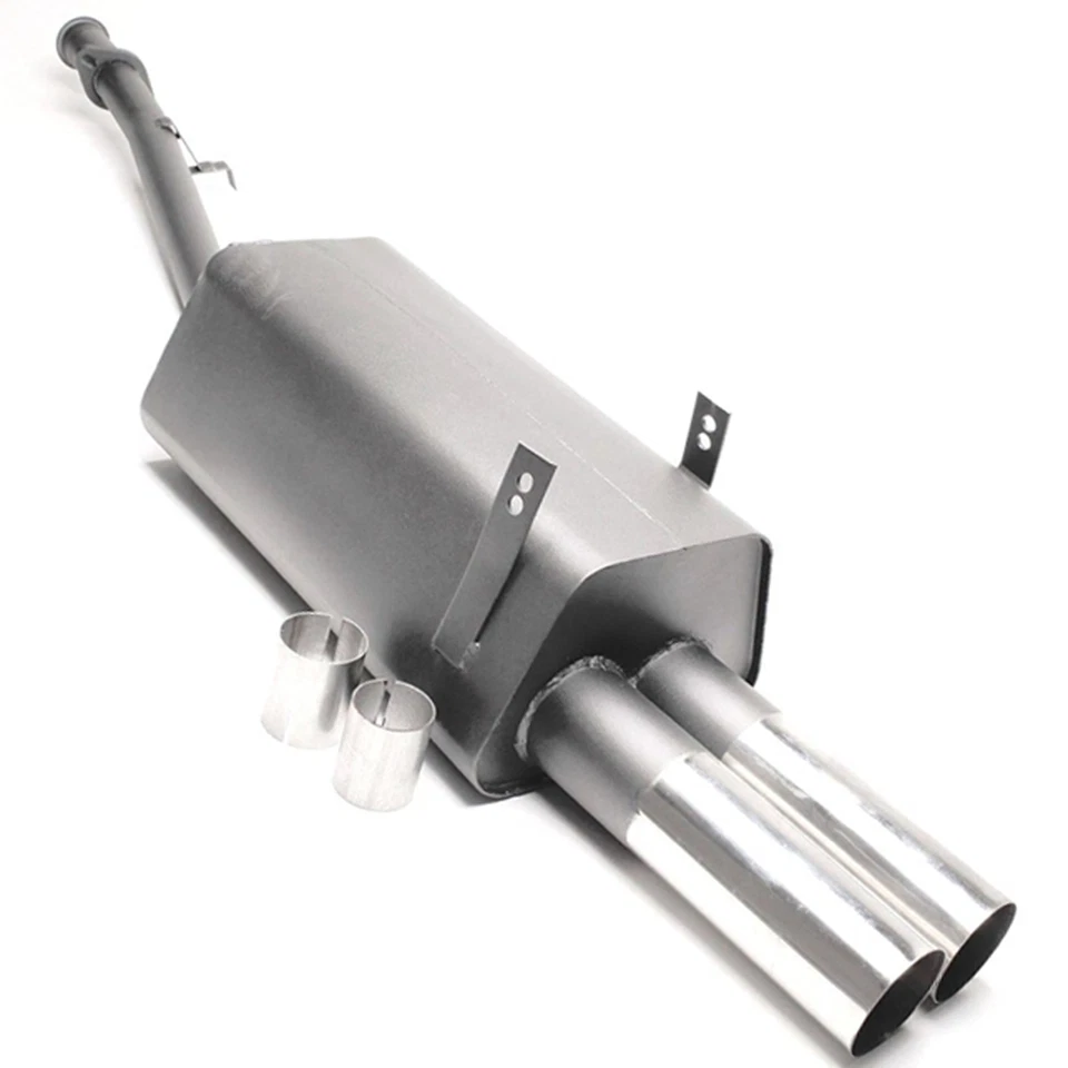 TA Technix Sportauspuff/Endtopf +ABE für BMW 3er E36 4-Zylinder 316i 318i 2x76mm - Bild 1 von 1