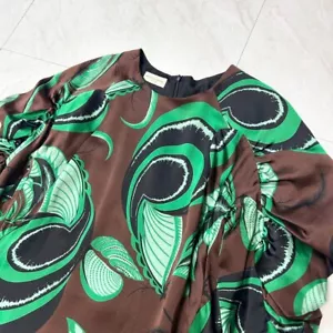 20AW Dries Van Noten Paisley Silk Long Dress Size 36 - Picture 1 of 13