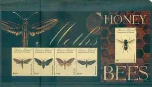St. Vincent - Union Island. 2011 Insects, Honey Bee, Moth. MNH Souvenir Sheets. - Picture 1 of 1