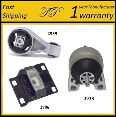 3 PCS MOTOR & TRANS MOUNT FOR 2001-2003 Ford Focus 2.0L SOHC - Image 1 of 4