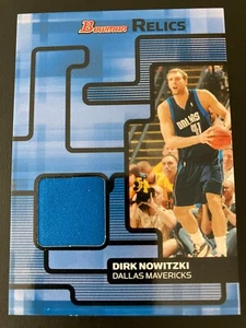 2007-08 Bowman Draft Picks & Stars Relics Jersey BR-DN Dirk Nowitzki - Bild 1 von 2