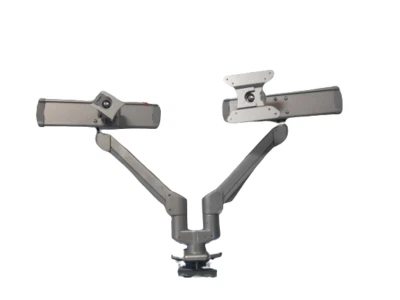 Dual Monitor Arm, Clamp Mount, Adjustable arms - Image 1 of 4