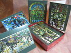 Tiffany Holiday Cards 4 Stained Glass Tiffany Designs 20 Cards/Env Boxed Nos