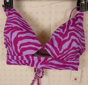 Top de bikini Shade & Shore flor rosa - Imagen 1 de 4