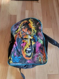 WWF Ultimate Warrior School Backpack  1991 Some Damage - Picture 1 of 9