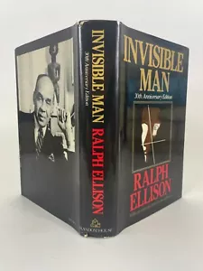 **signed** The Invisible Man Ralph Ellison 30th Anniv. Ed. 1982 HC DJ Random VG - Imagen 1 de 11