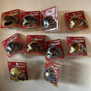 Riddell Pocket Chrome Helmet Lot Of 10 Rare NFL Rams Saints Titans Lions New A - Picture 1 of 12