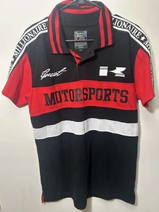 Bleecker & Mercer Premium Men's Medium Motorsport Millionaire Polo Shirt - Picture 1 of 5