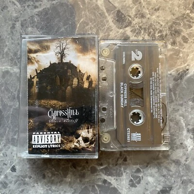 CYPRESS HILL BLACK SUNDAY COLUMBIA/Ruff House 1993 CASSETTE Uk Seller USA Import - Image 1 of 3