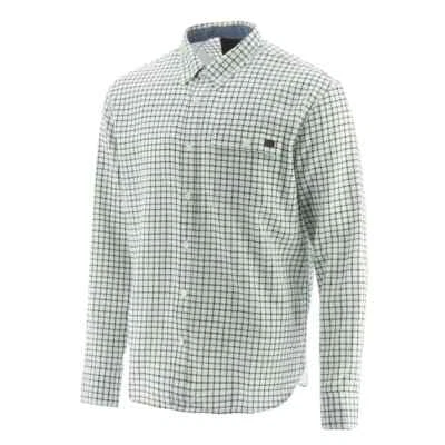 CAT Caterpillar Tattersall Button Down Shirt Size S Chive Brushed Cotton RRP £40 - Image 1 of 4