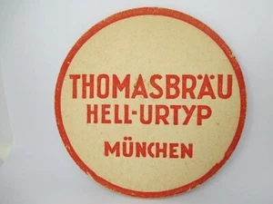 Paulanerbräu Salvatorbrauerei Dunkle Biere Bierdeckel München Thomasbräu alt - Bild 1 von 2