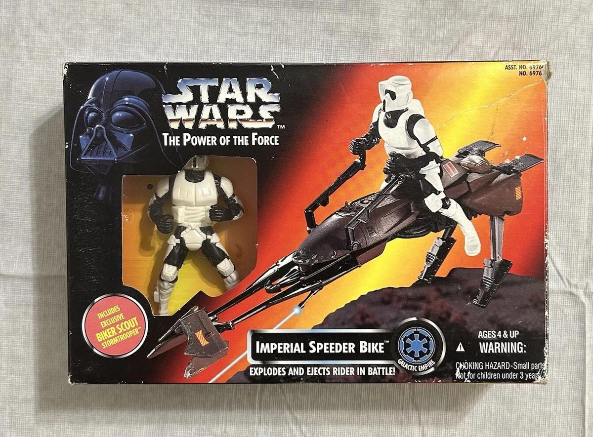 Star Wars Hasbro Ultimate Deluxe Figur Mit Speeder Bike – 30 Cm Große Figur, Fahrzeug-Set