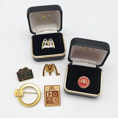 Lot of McDonald’s Service Award Pins (6) Includes the 30th Diamond Anniversary - Image 1 of 4