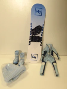 Rainbow High SKYLAR BRADSHAW Doll Outfit clothing boots snowboard snow blue - Picture 1 of 4