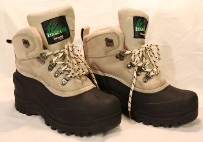 Botas de senderismo al aire libre Itasca 3M Thinsulate para mujer granito pico talla 6 gris rosa Foto 1 de 4