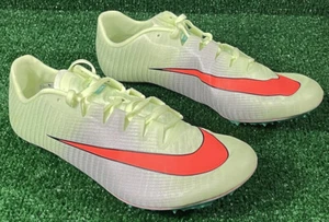 Nike Zoom Ja Fly 3 Green Running Unisex Athletic Spikes 865633-700 Size 11.5 - Picture 1 of 4
