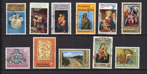 Nouvelle-Zélande années 70 Noël - Christmas lot de 11 timbres oblitérés /TE3515 - Imagen 1 de 1
