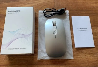 Wireless Rechargeable Intelligent Mouse 2.4G Wireless Ergonomic AI Voice Mouse - Image 1 of 4
