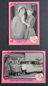 Tarjetas coleccionables I Love Lucy 1991 #62 y #63 - Imagen 1 de 4