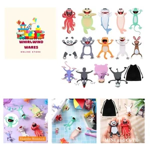14 Pieces 3D Bookmark for Kids Funny Animal Bookmarks Cartoon Bookmark Novelt... - Picture 1 of 8