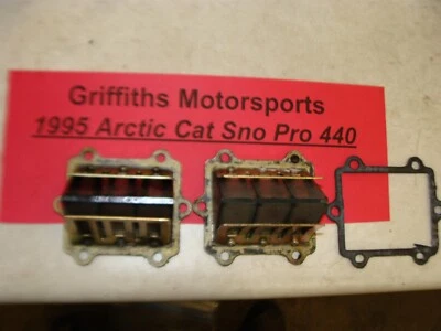 1995 ARCTIC CAT Sno Pro 440 L/C zl? bloco gaiola válvula de admissão zr reeds - Imagem 1 de 4