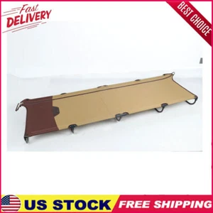 Zipper Cot Camping Backpacking Adult Compact Folding Easy-Locking Legs Stability - Picture 1 of 7