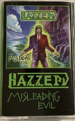 Hazzerd – Misleading Evil Cassette 2018 Rapid Fire Records – RFR004 [Green] - Image 1 of 3
