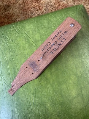 Early Lynch's Campeón del Mundo Turquía Llamador 1958 Modelo 102 Caja Liberty Miss Foto 1 de 4