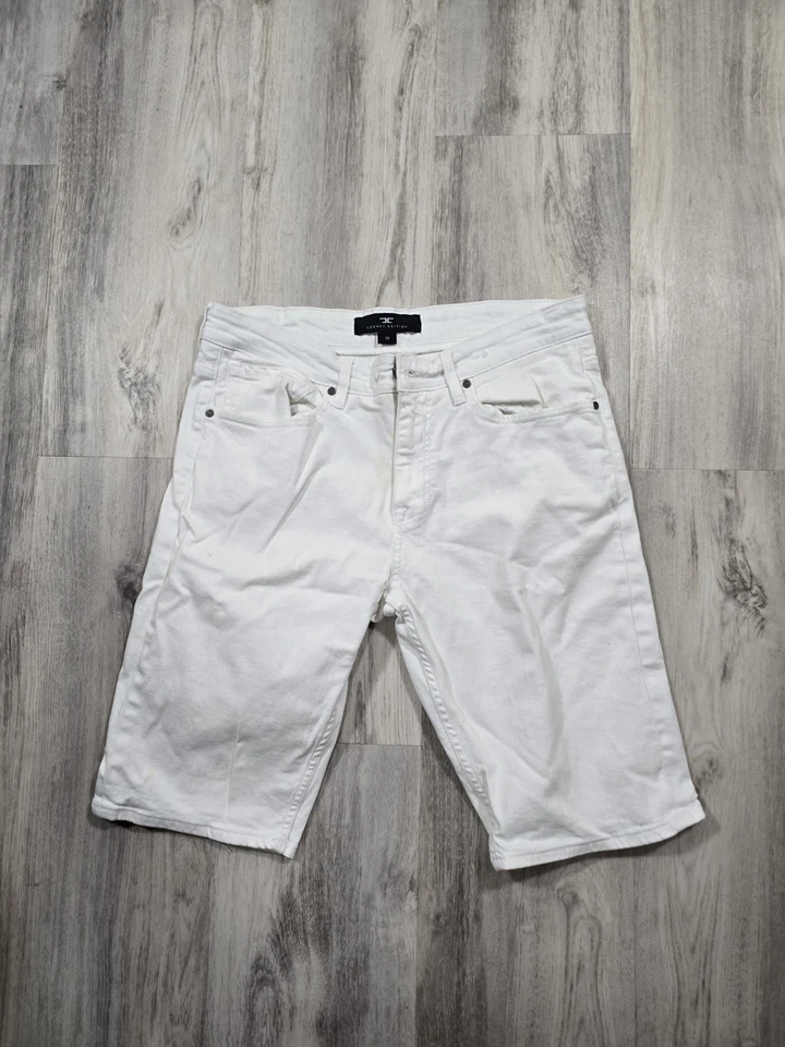 Jordan Craig Vaqueros Vaqueros Cortos Blanco Hombre 34 Mezcla Algodón Foto 1 de 4