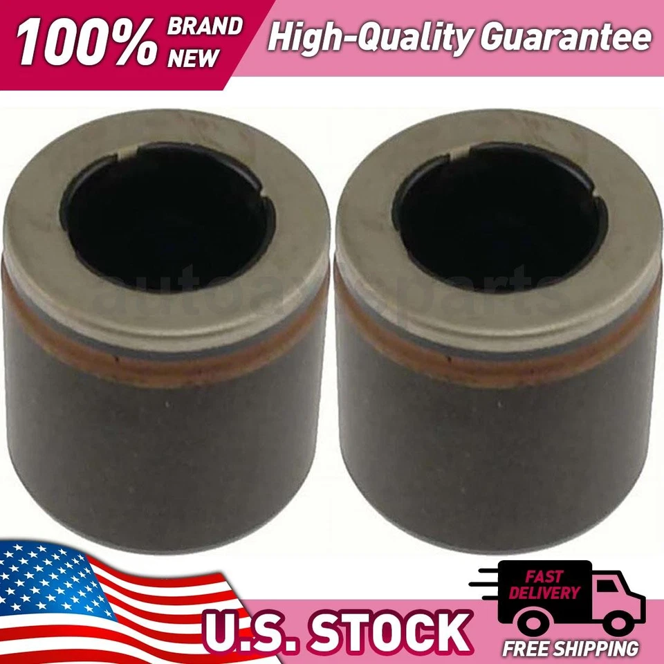 2 Front Carlson Disc Brake Caliper Piston For 1997-2000 Ford F-150 - Image 1 of 3