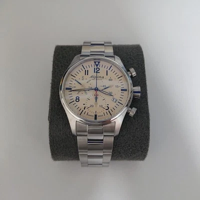 Alpina Chronograph Quartz AL 371BG4S6B Unused Watch From Authorized Outlet - Image 1 of 2