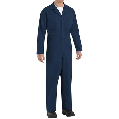 Red Kap Men's Twill Action Back Coverall, Navy, 44 - Image 1 of 3