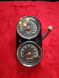 1970's 80's Harley Davidson FXR Dual Tachometer/Speedometer May fit Lowrider - Picture 1 of 10