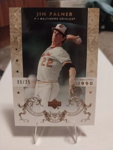 2005 Upper Deck Hall of Fame - Jim Palmer #38 Gold /25 - Bild 1 von 2