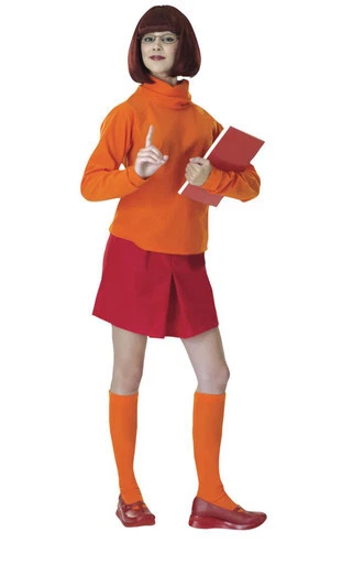 Adult Scooby Doo Velma Costume - Image 1 of 1
