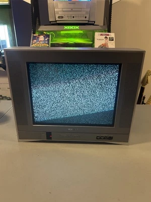 Toshiba 14” Model 14AF45 CRT Color TV/Gaming Video Component- Tested And Works! - Image 1 of 4