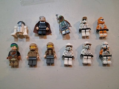 LEGO Star Wars Minifigure Lot.  11 Complete Rare.  Boba Fett. Count dooku. - Image 1 of 4