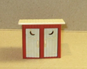 DE COLECCIÓN PLASTICVILLE CASA DE DOS AGUJEROS HECHA EN EE. UU. - Imagen 1 de 6