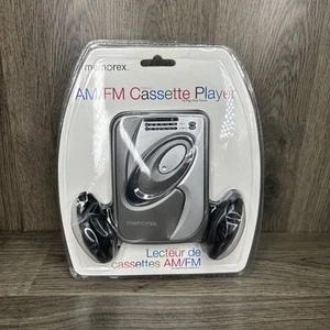Memorex Classic Cassette Tape Player with AM FM Radio Throwback Headphones New - Picture 1 of 6