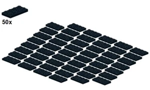 LEGO® - Plates - Black - 3020-04 - 2x4 (50Stk) - Platte - Schwarz - Picture 1 of 1