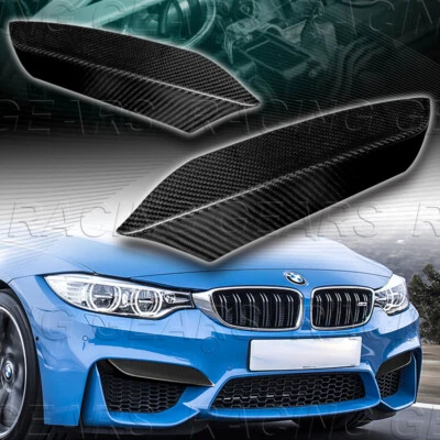 PARAGOLPES DELANTERO FIBRA CARBONO DIVISOR CANARD LABIAL AJUSTE 15-20 BMW F80 M3 F82 F83 M4 Foto 1 de 4