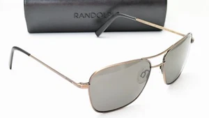 Randolph Corsair CS000 Pilot Bronze Oxide American Gray Mens Sunglasses 58mm - Picture 1 of 10