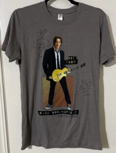 Camiseta firmada por Rick Springfield camiseta autografiada para hombre talla M recuerdos de rock - Imagen 1 de 9
