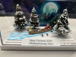 Rarität v. 2020 Busch HO Diorama Merry Christmas XXIV - Weihnachtsmann Ahoi - Bild 1 von 1