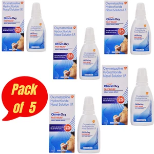 5 X Otrivin Adult Nasal Spray for Blocked Nose (10 ml each) | FREE SHIPPING - Picture 1 of 1