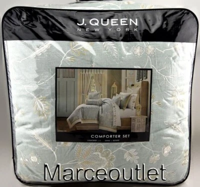 J. Juego de edredón, fundas y falda spa Queen New York Garden View KING Foto 1 de 4