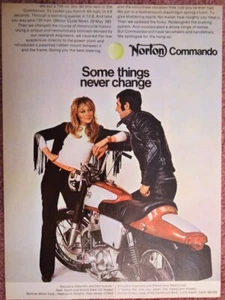 1969 Norton Commando 750 Original Motorcycle Ad - Picture 1 of 1