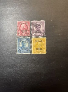 US Stamps Canal Zone Scott #84-87…used Ng - Picture 1 of 2