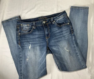 GRACE in LA Women's Distress Skinny Jeans size 30 - Picture 1 of 8