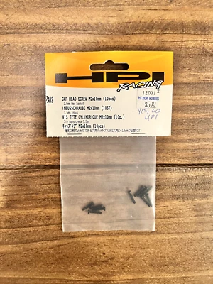 HPI Z412 Cap Head Screws M2x10mm Hex Socket 1.5mm (10pcs) (MK325) - Image 1 of 2